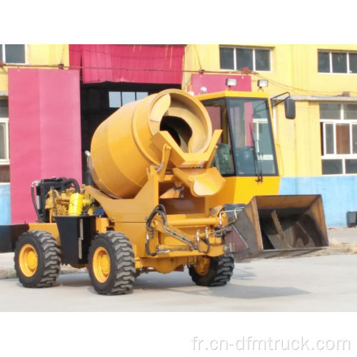 1 camion malaxeur à béton cubique